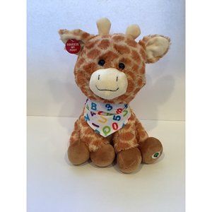 Cuddle Barn Alphabet Song Singing Animated Plush Giraffe Baby Learning Aid Works